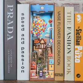 DIY Book Nook Boekensteun Travel With The Wind Bookend, ToneCheer