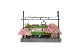 DIY 3D Houten Modelbouwpakket, Sakura Journey trein tram , Robotime, TGS02