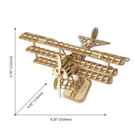 3D Houten Puzzel Vliegtuig, Robotime 