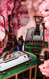 DIY Book Nook Boekensteun Sakura’s Travel Bookend, ToneCheer