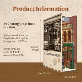 DIY Book Nook Boekensteun 84 Charing Cross Road, Tone-Cheer, ToneCheer