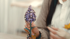 DIY Houten Bloem Lilac, Lila Sering, Robotime, TW021
