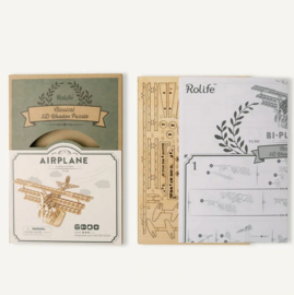 3D Houten Puzzel Vliegtuig, Robotime 