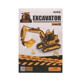 Houten Puzzel 3D Excavator, Robotime