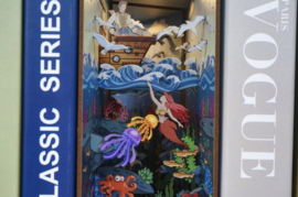 DIY Book Nook Boekensteun The Little Mermaid Bookend, ToneCheer
