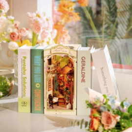 DIY Book Nook Boekensteun Floral Corner, Robotime, TGB09