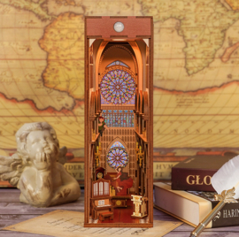 Beurs, DIY Huisjes DIY Book Nook Boekensteun Notre Dame de Paris, ToneCheer
