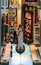 DIY Book Nook Boekensteun Travel in Venice Bookend, ToneCheer