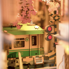 Book Nook Boekensteun Sakura Densya, Robotime TGB01