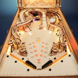 3D Modelbouwpakket Houten Puzzel Flipperkast - Pinball Machine, Robotime, EG01
