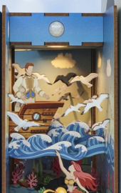 DIY Book Nook Boekensteun The Little Mermaid Bookend, ToneCheer
