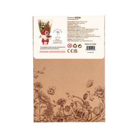 DIY Houten Bloem, Red Carnation/Rode Anjer, Robotime, TW052