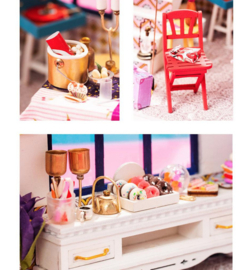 DIY Huisje Party Time, Robotime, DGF03