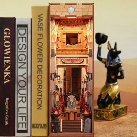 DIY Book Nook Boekensteun Adventure in Egypt Bookend,, ToneCheer