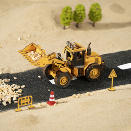 Houten Puzzel 3D Bulldozer, Robotime