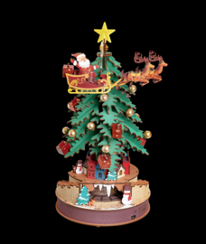 Muziekdoos Hout DIY 3D Puzzel Christmas Melody Tree 