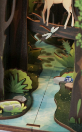 DIY Book Nook Boekensteun Story of The Forest Bookend, ToneCheer