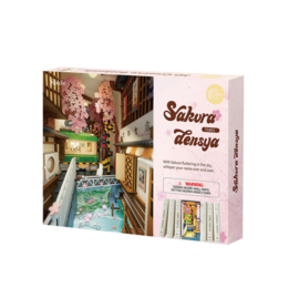 Book Nook Boekensteun Sakura Densya, Robotime TGB01