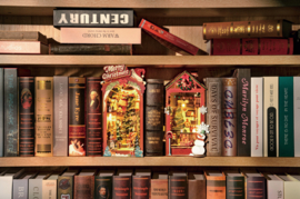 DIY Book Nook Boekensteun Christmas Indoor Scene