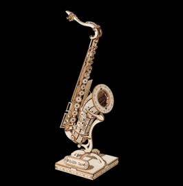 3D Houten Puzzel Muziekinstrument Saxophone, Robotime 