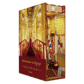 DIY Book Nook Boekensteun Adventure in Egypt Bookend,, ToneCheer
