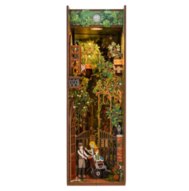 DIY Book Nook Boekensteun The Secret Garden Bookend, ToneCheer