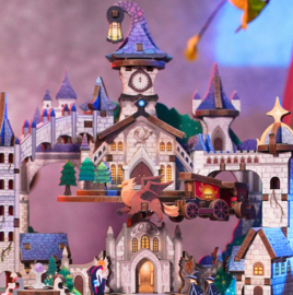 Muziekdoosje DIY 3D Houten Puzzel, Fairytable Castle, Tonecheer
