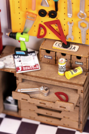 DIY Huisje Garage Workshop, Robotime