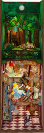 DIY Book Nook Boekensteun Alice in Wonderland, ToneCheer