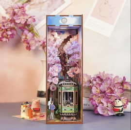 DIY Book Nook Boekensteun Sakura’s Travel Bookend, ToneCheer