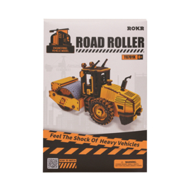 Houten Puzzel 3D Road Roller, Robotime