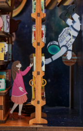 DIY Book Nook Boekensteun Interstellar Bookend, ToneCheer