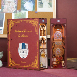 Beurs, DIY Huisjes DIY Book Nook Boekensteun Notre Dame de Paris, ToneCheer