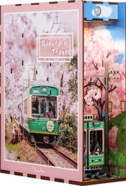DIY Book Nook Boekensteun Sakura’s Travel Bookend, ToneCheer