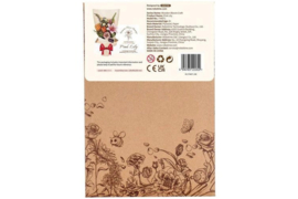 DIY Houten Bloem Pink Lily, Roze Lelie, Robotime, TW071