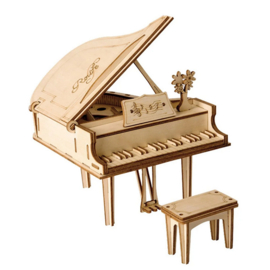 3D Houten Puzzel Muziekinstrument Piano, Robotime 