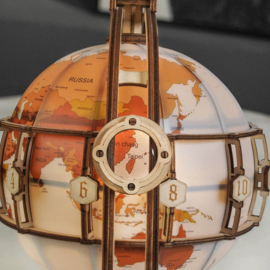Houten Puzzel 3D Wereldbol incl. verlichting Robotime