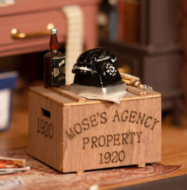 DIY Huisje Mose’s Detective Agency met LED verlichting, Robotime