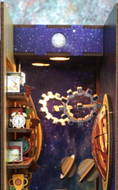 DIY Book Nook Boekensteun Interstellar Bookend, ToneCheer
