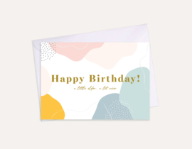 Kaart Happy Birthday - a little older, a lot wiser