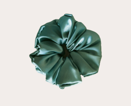 Scrunchie -  Satin Emerald