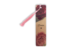 Boekenlegger Roses Customized Naam