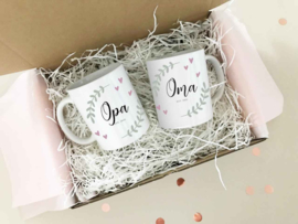 Giftbox aankondiging Opa en Oma / Oom en Tante