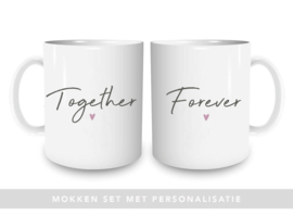 Set Mokken Together Forever met Naam