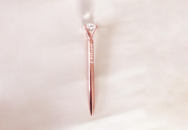 Diamant Pen Roségoud