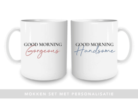 Set Mokken Good Morning met Naam