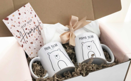 Giftbox Mama, Papa & Baby Bear Compleet