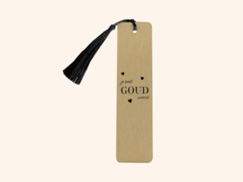 Boekenlegger Je Bent Goud Waard