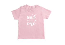 T-shirt Roze Wild One