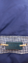 Tote bag blauwe ruit
